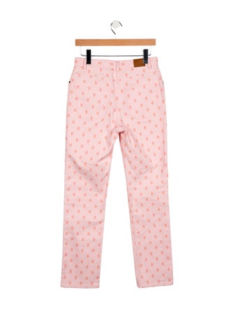 Hermès Mid-Rise Straight Leg Jeans