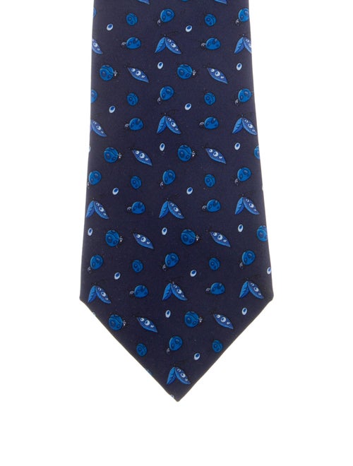 Hermès Pattern Print Tie