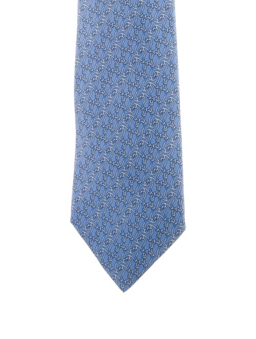 Hermès Pattern Print Tie