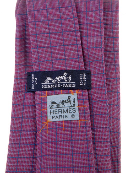 Hermès Pattern Print Tie