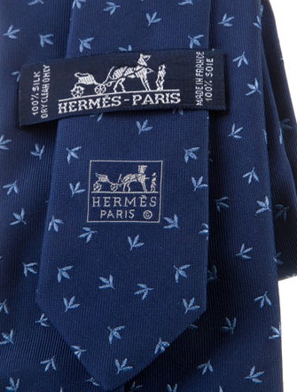 Hermès Pattern Print Tie
