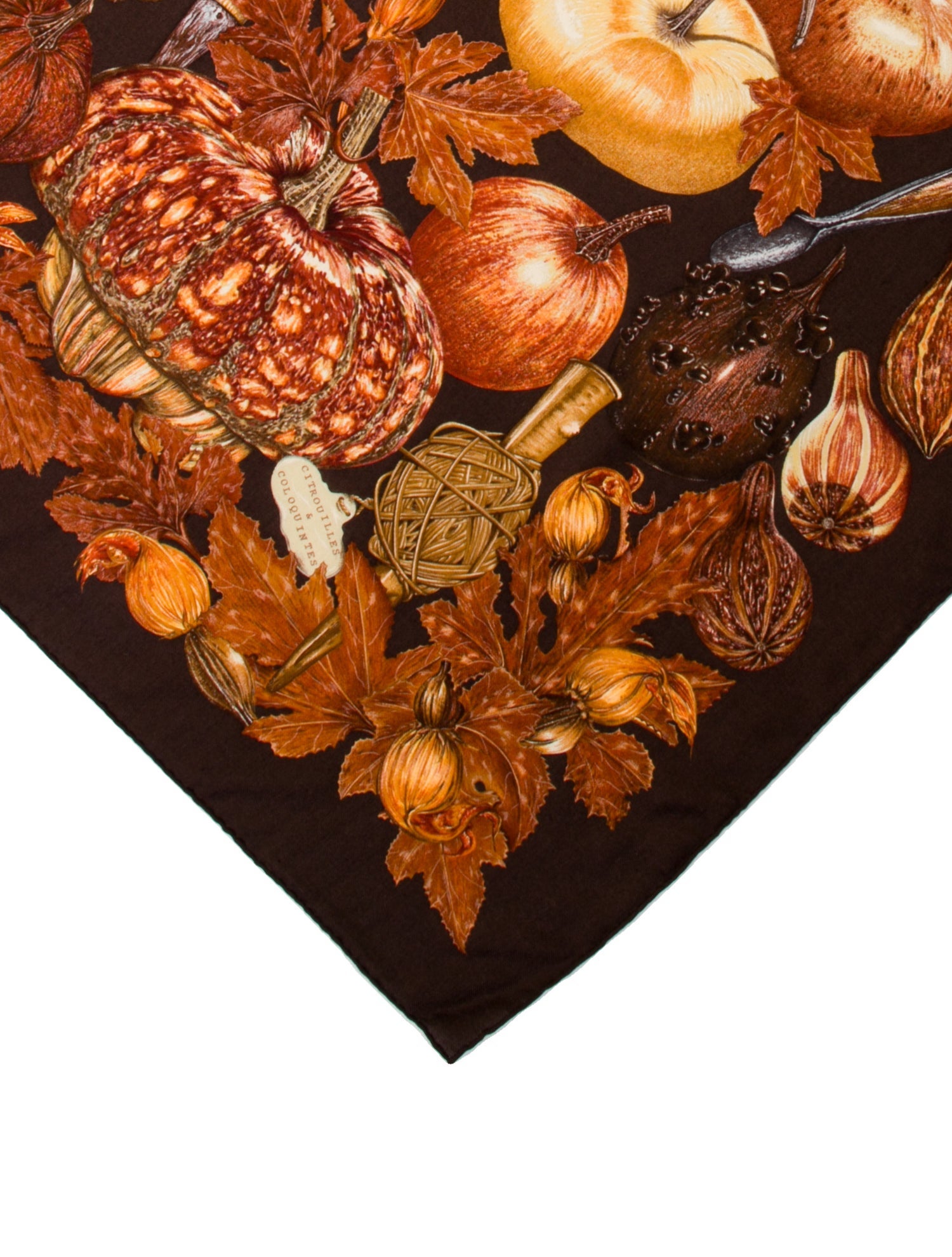 Hermès Citrouilles et Coloquintes Silk Scarf w/ Tags