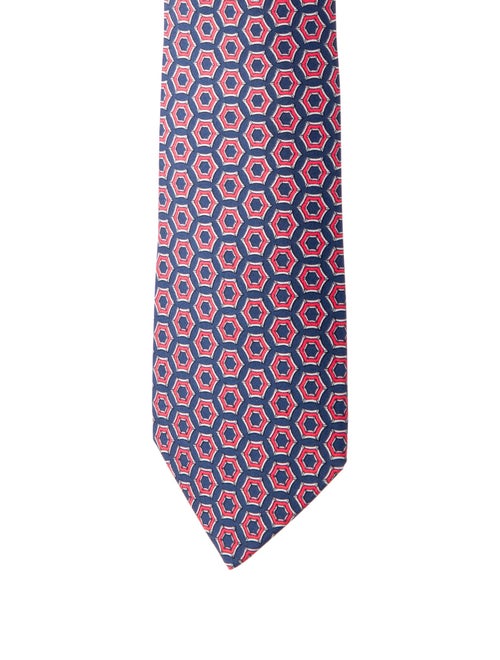 Hermès Silk Patterned Tie