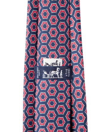 Hermès Silk Patterned Tie