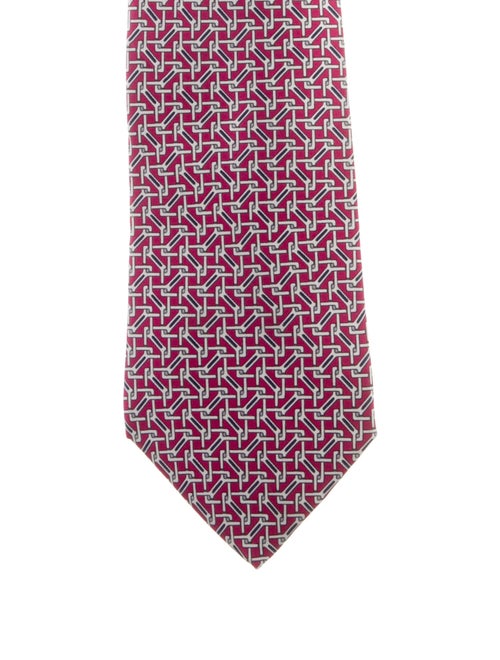 Hermès Pattern Print Tie