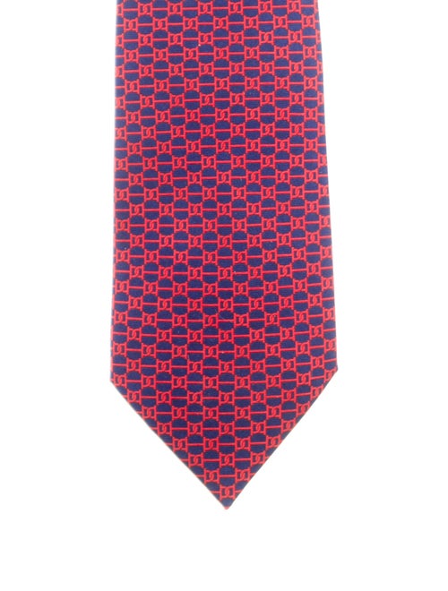 Hermès Pattern Print Tie