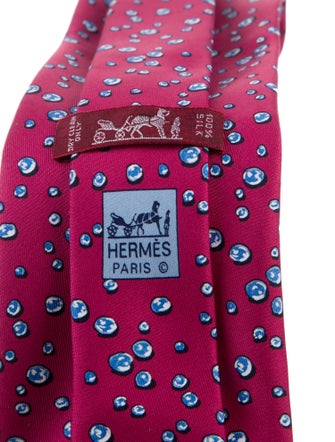 Hermès Pattern Print Tie