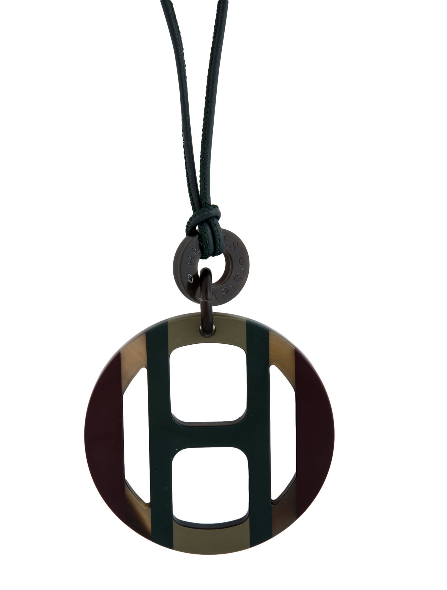 Hermès H Equipe Pendant Necklace