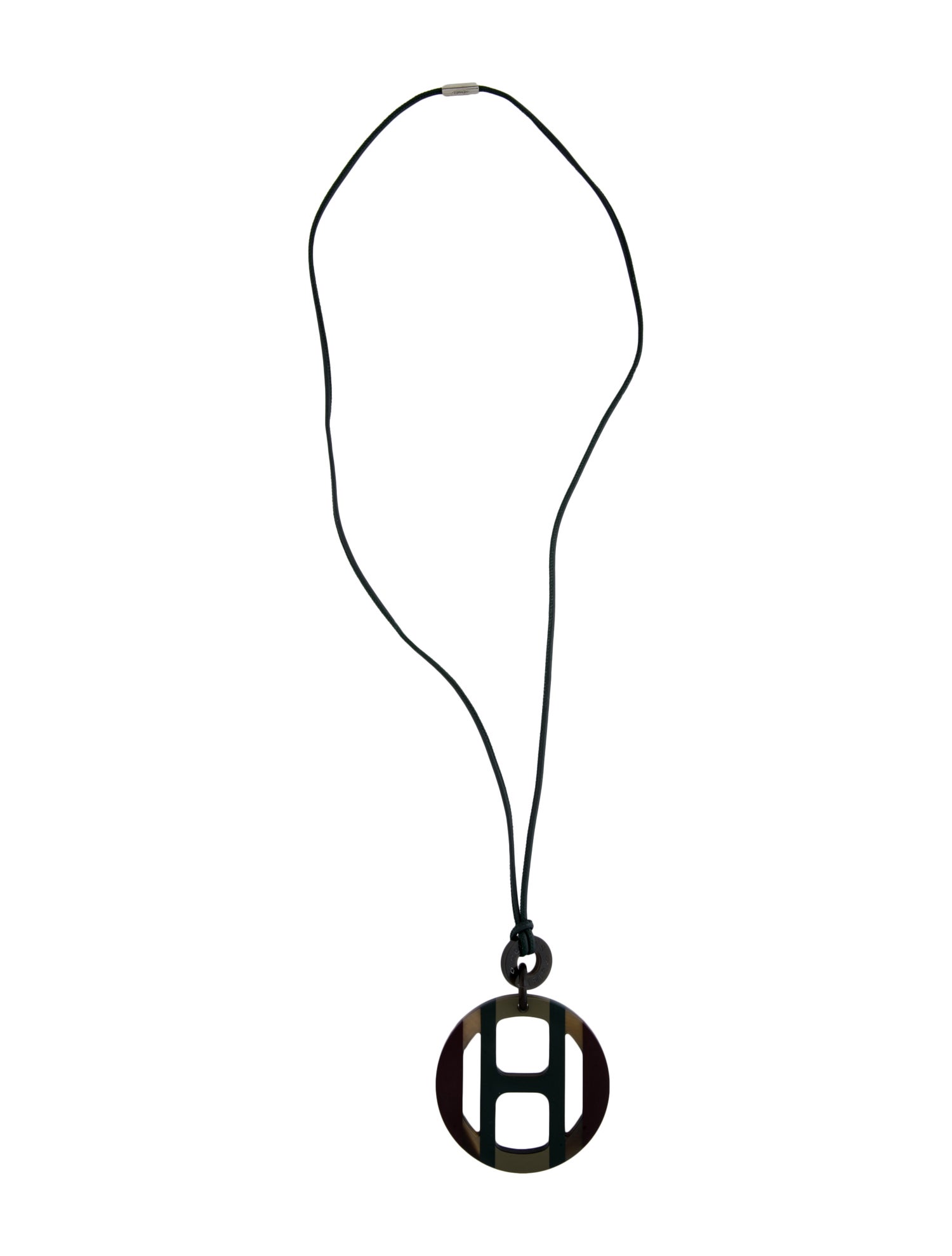 Hermès H Equipe Pendant Necklace