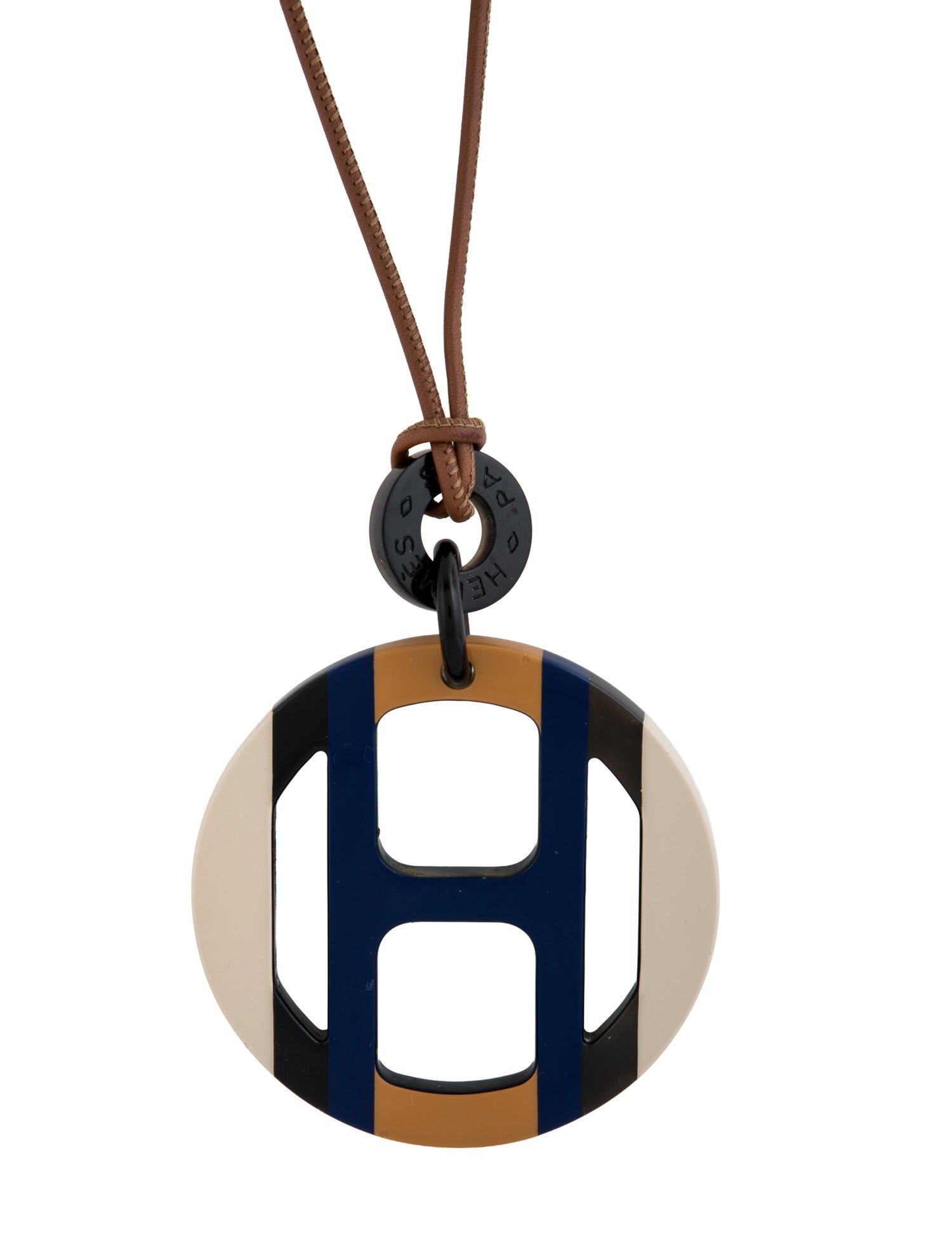 Hermès H Equipe Pendant Necklace