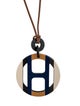 Hermès H Equipe Pendant Necklace