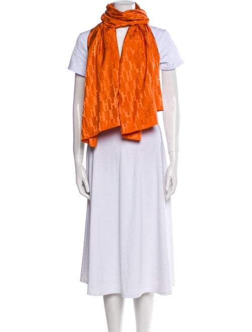 Hermès Façonnée Grand H Silk Scarf