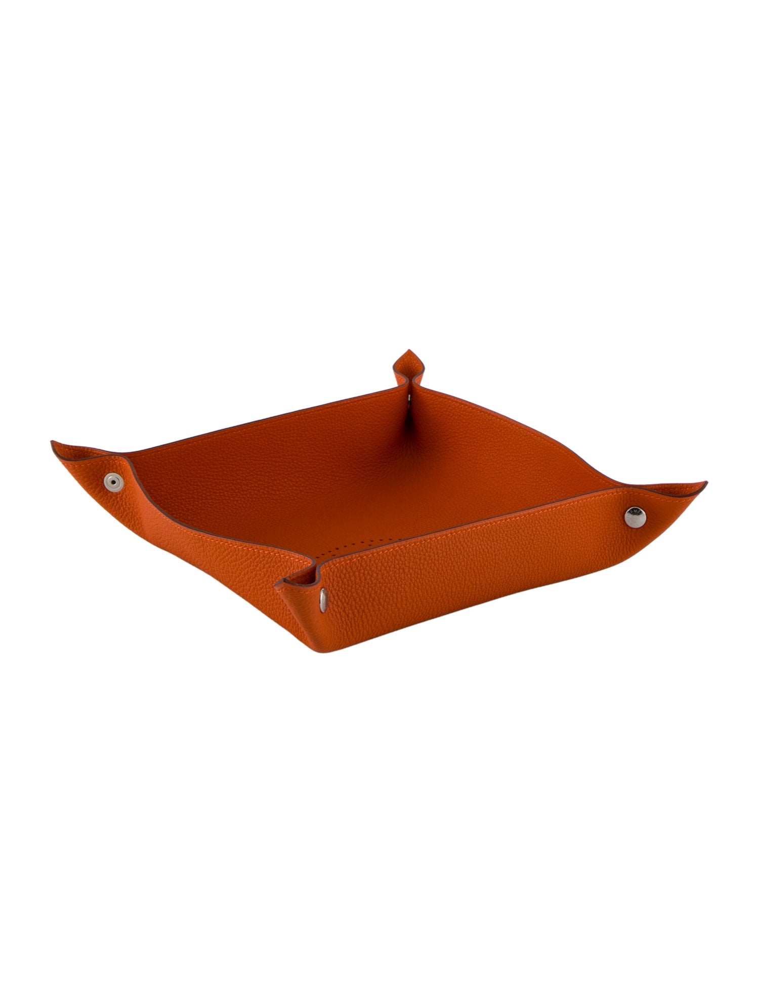 Hermès Clemence Taurillon Mises et Relances H Evelyne Valet Tray