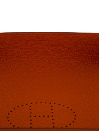 Hermès Clemence Taurillon Mises et Relances H Evelyne Valet Tray