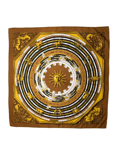 Hermès Dies Et Hore Silk Scarf