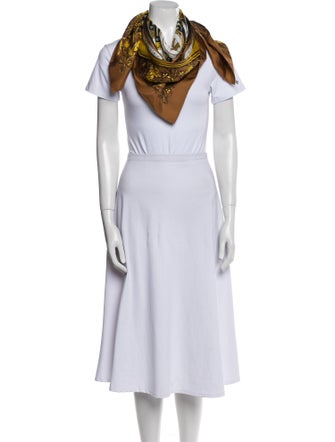 Hermès Dies Et Hore Silk Scarf