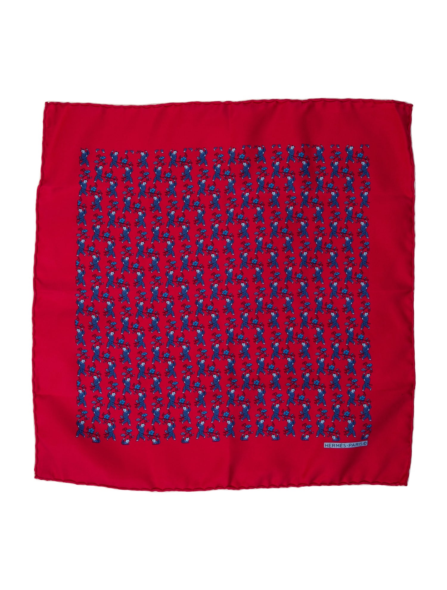 Hermès Silk Pocket Square Scarf