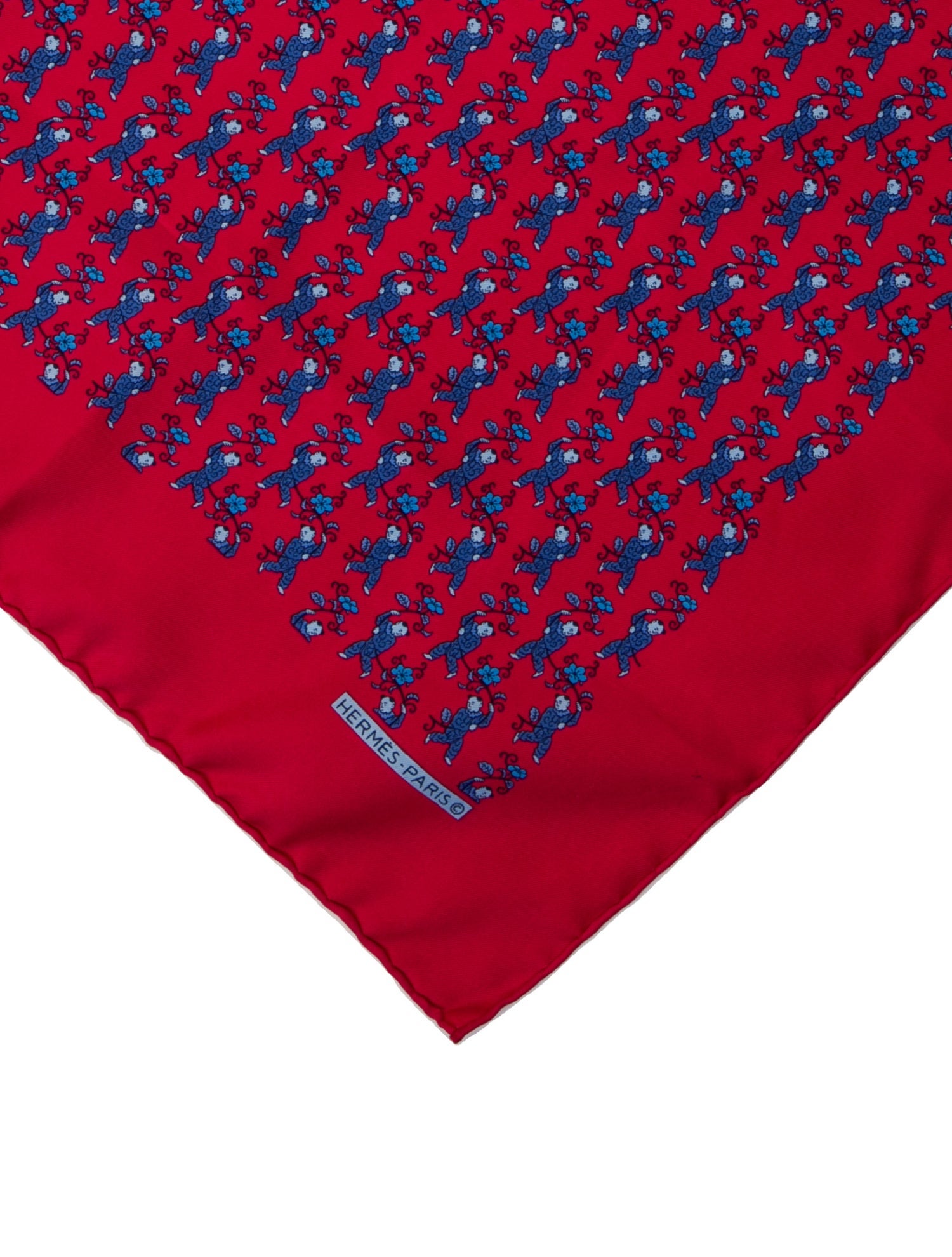 Hermès Silk Pocket Square Scarf
