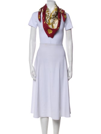 Hermès Les Clés Silk Scarf