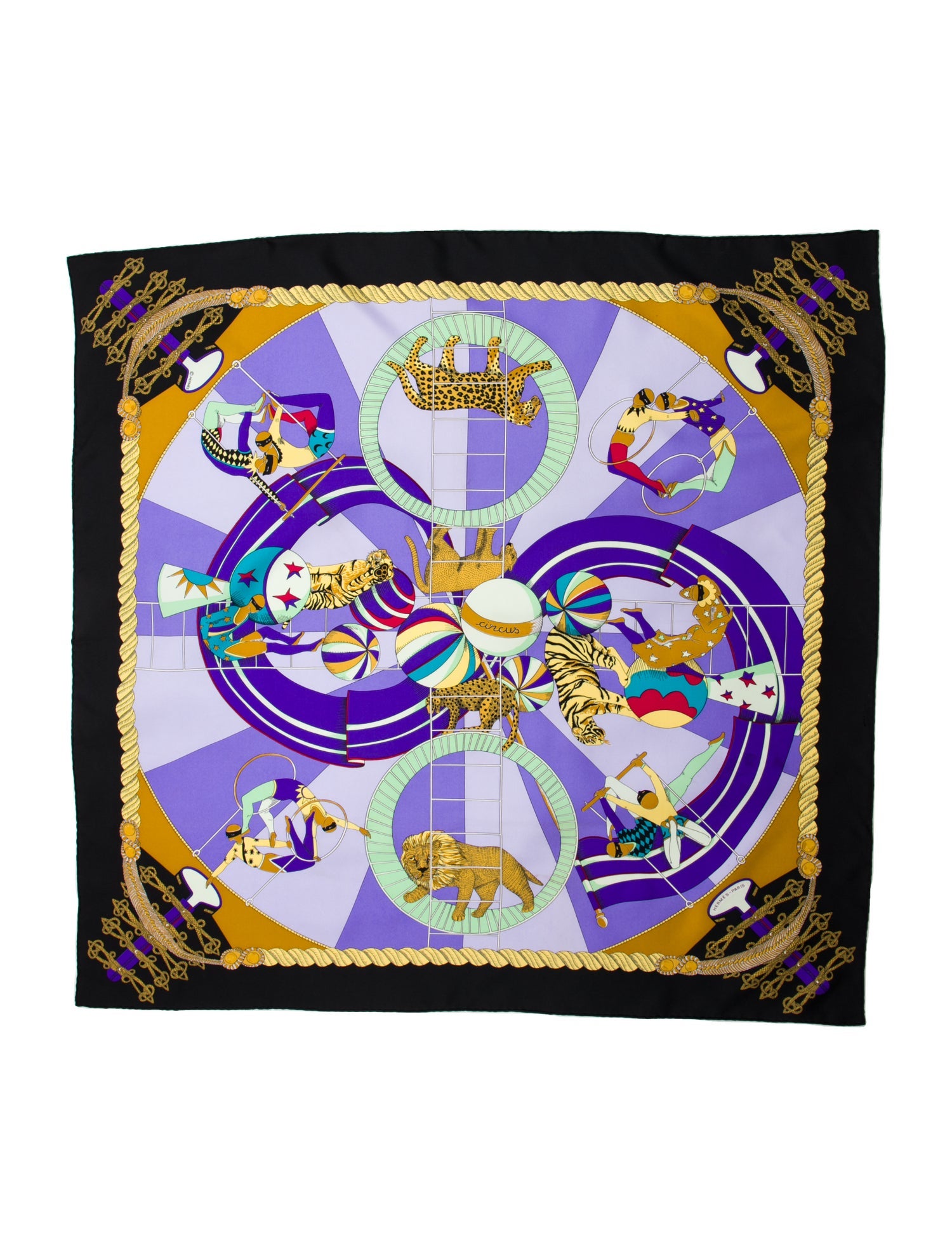 Hermès Circus Silk Scarf