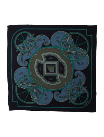 Hermès Washington's Carriage Silk Scarf