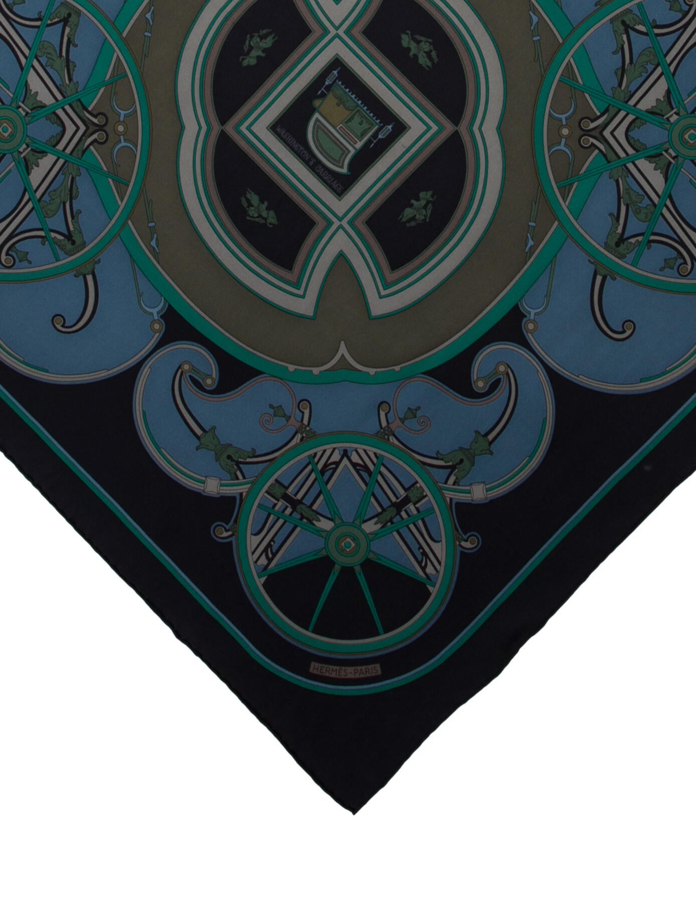 Hermès Washington's Carriage Silk Scarf