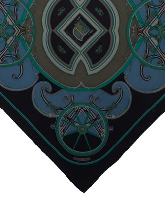 Hermès Washington's Carriage Silk Scarf