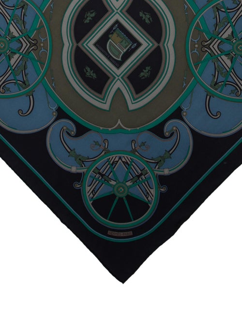 Hermès Washington's Carriage Silk Scarf