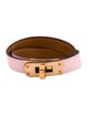 Hermès Leather Kelly Double Tour Wrap Bracelet