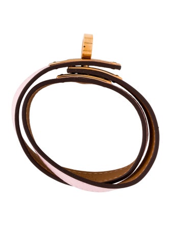 Hermès Leather Kelly Double Tour Wrap Bracelet