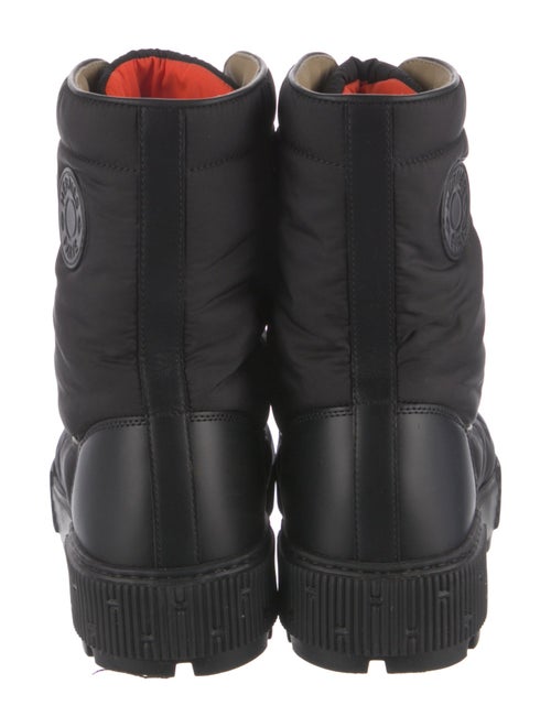 Hermès H Logo Nylon Combat Boots