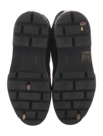 Hermès H Logo Nylon Combat Boots