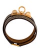 Hermès Leather Rivale Double Tour Wrap Bracelet