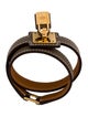Hermès Leather O'Kelly Wrap Bracelet