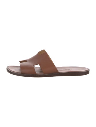 Hermès Izmir Leather Slides