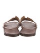 Hermès Izmir Leather Slides