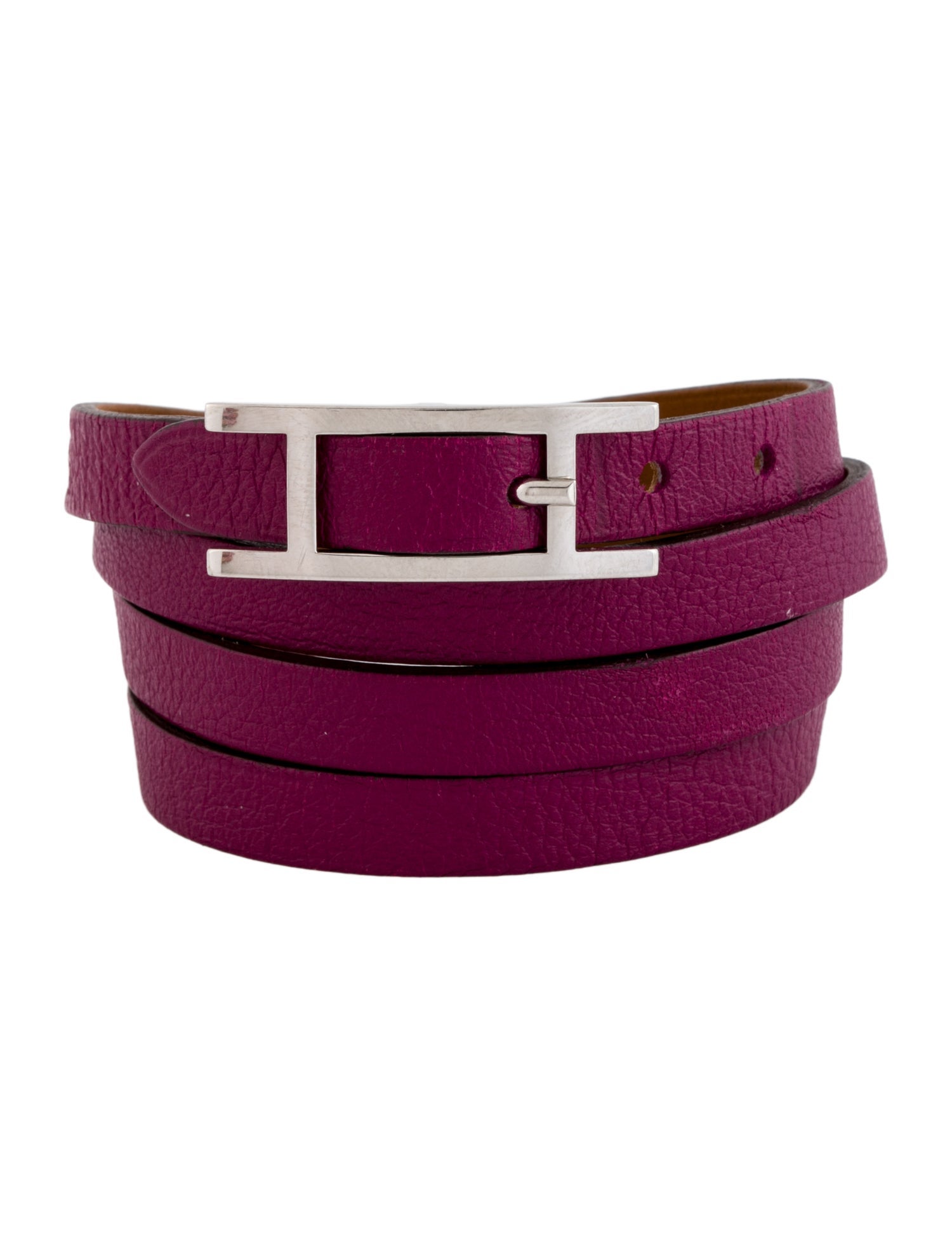 Hermès Hapi 3MM Wrap Bracelet