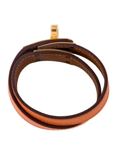 Hermès Leather Kelly Double Tour Wrap Bracelet