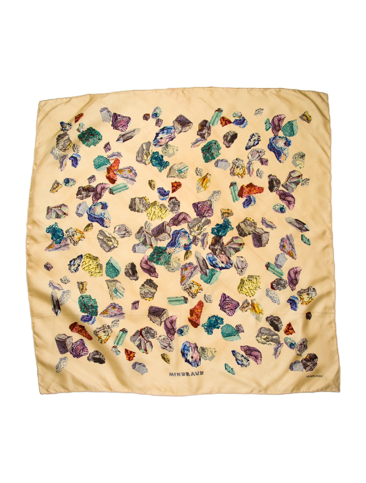 Hermès Mineraux Silk Scarf
