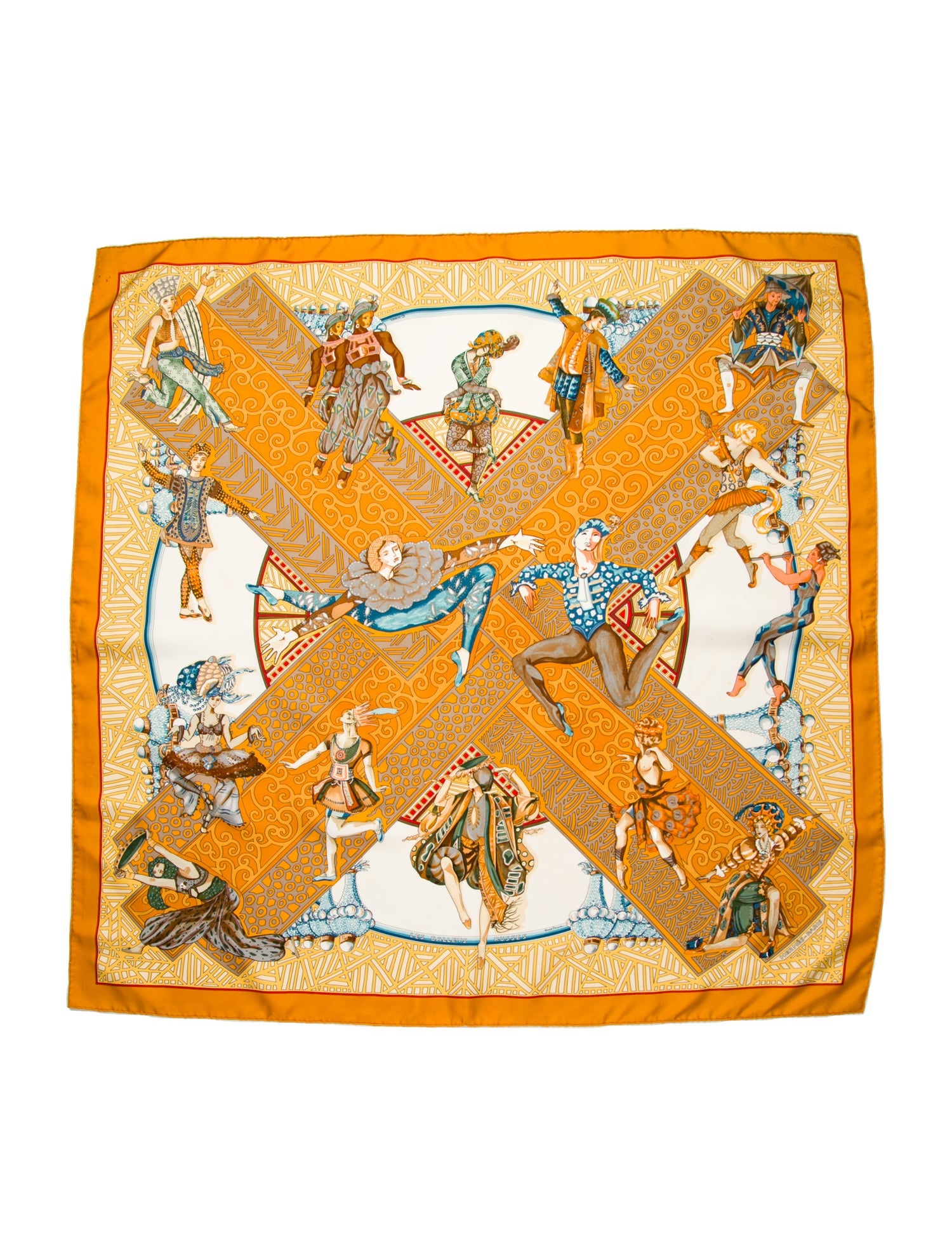 Hermès Les Ballets Russes Silk Scarf