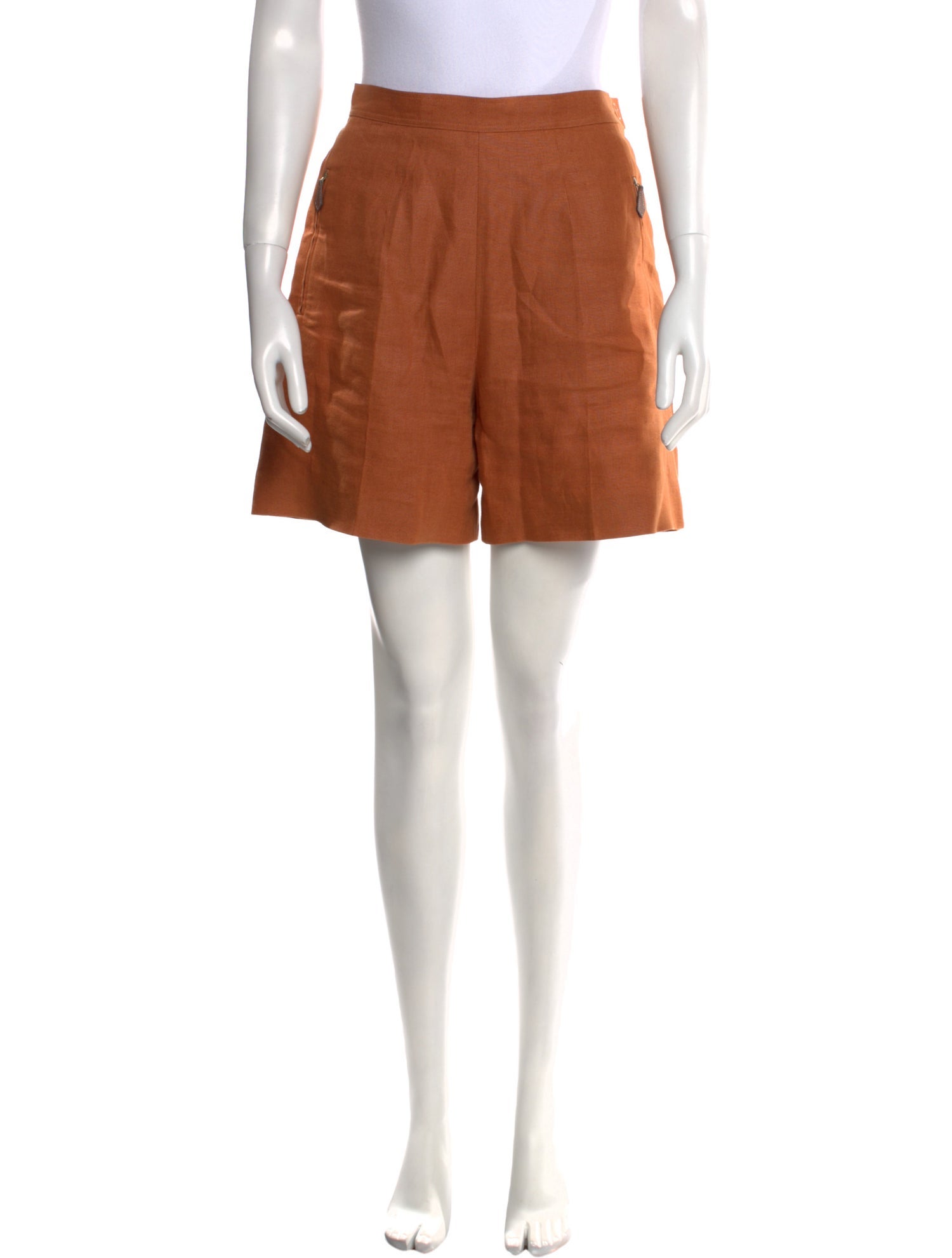 Hermès Linen Mini Shorts