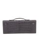 Hermès Matte Alligator Kelly Cut Clutch