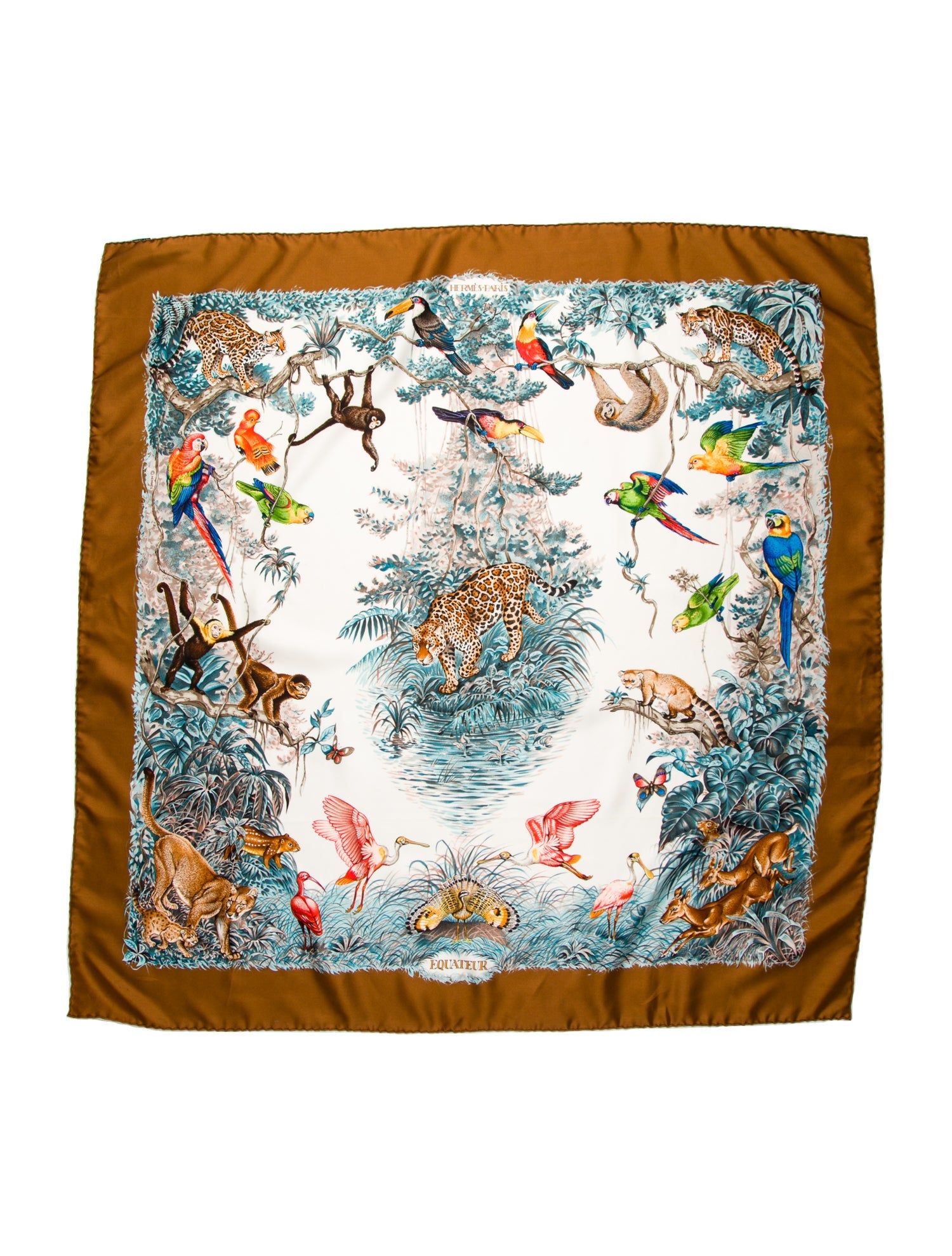 Hermès Equateur Silk Scarf