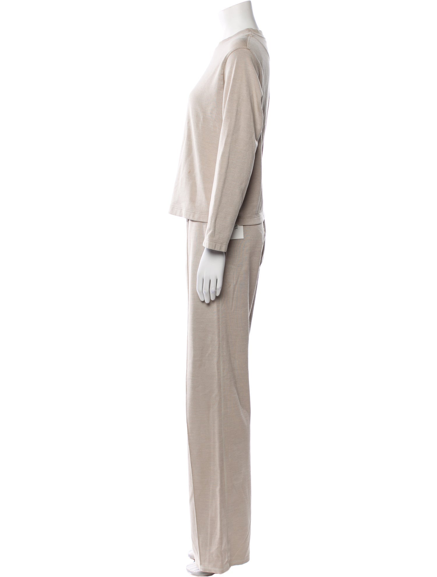 Hermès Embroidered Accent Pant Set