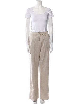 Hermès Embroidered Accent Pant Set