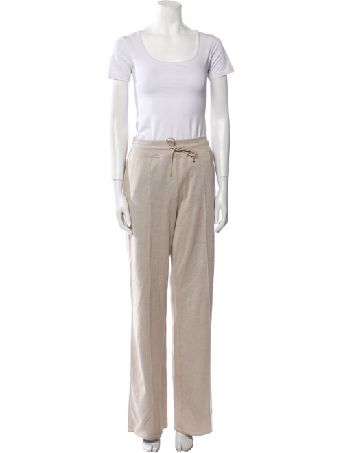 Hermès Embroidered Accent Pant Set