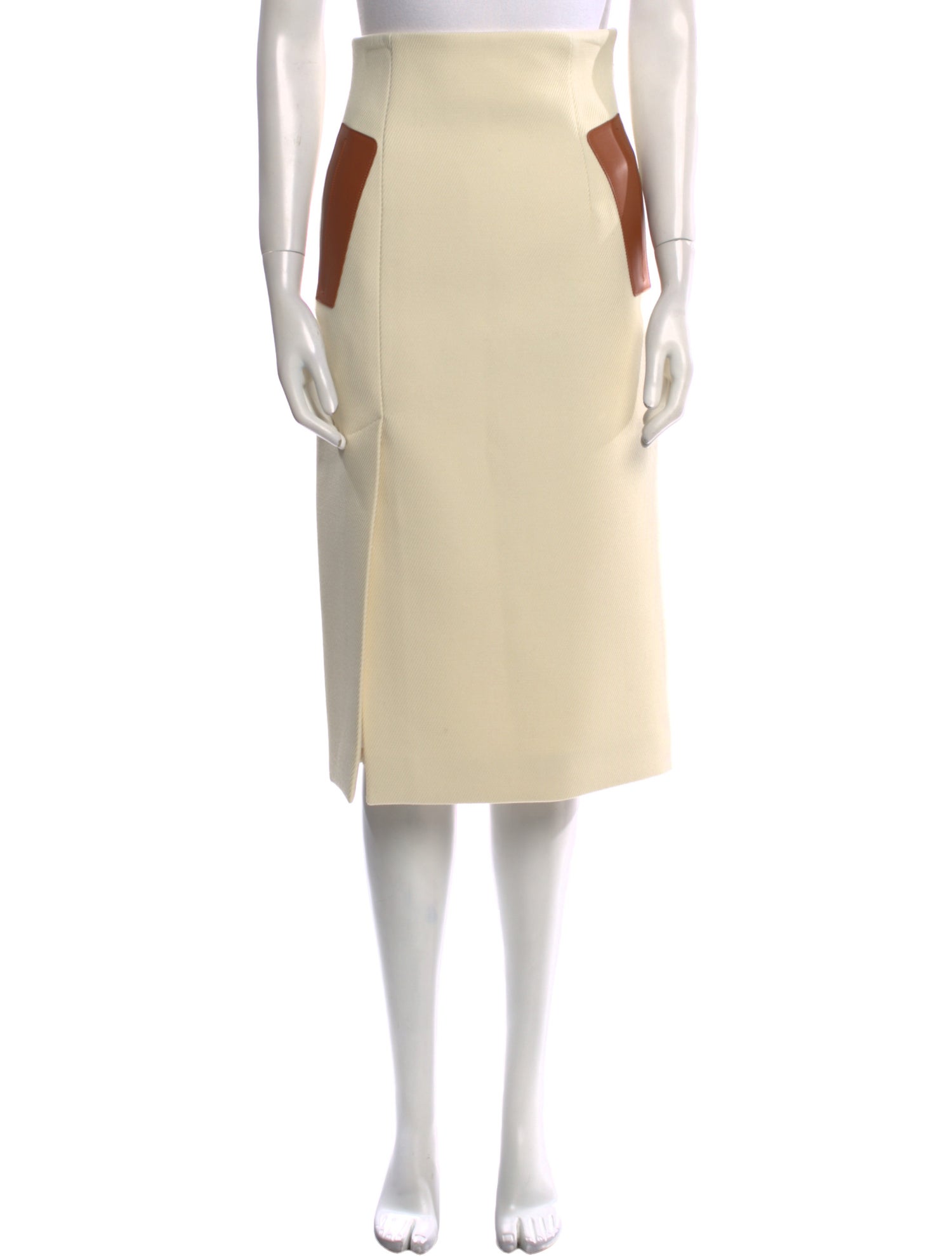 Hermès Virgin Wool Knee-Length Skirt w/ Tags