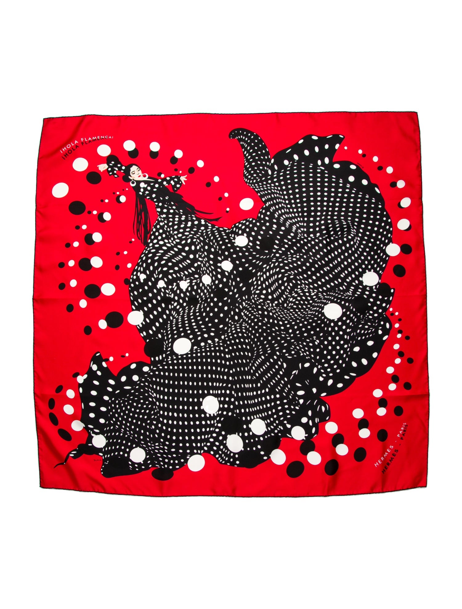 Hermès Hola Flamenca Silk Scarf