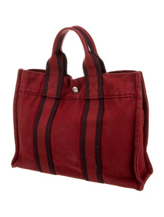 Hermès Toile Fourre-Tout PM