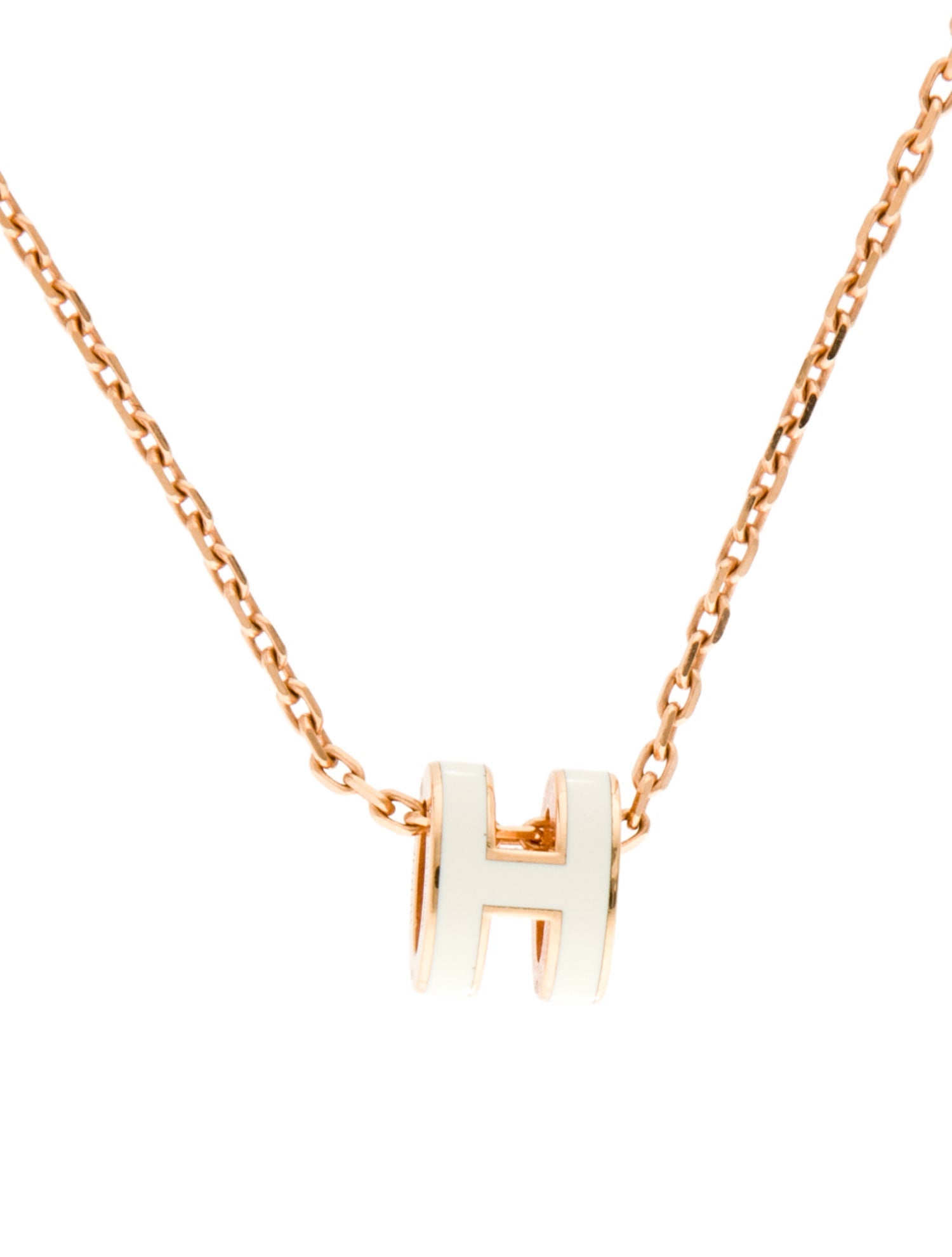 Hermès Mini Pop H Pendant Necklace